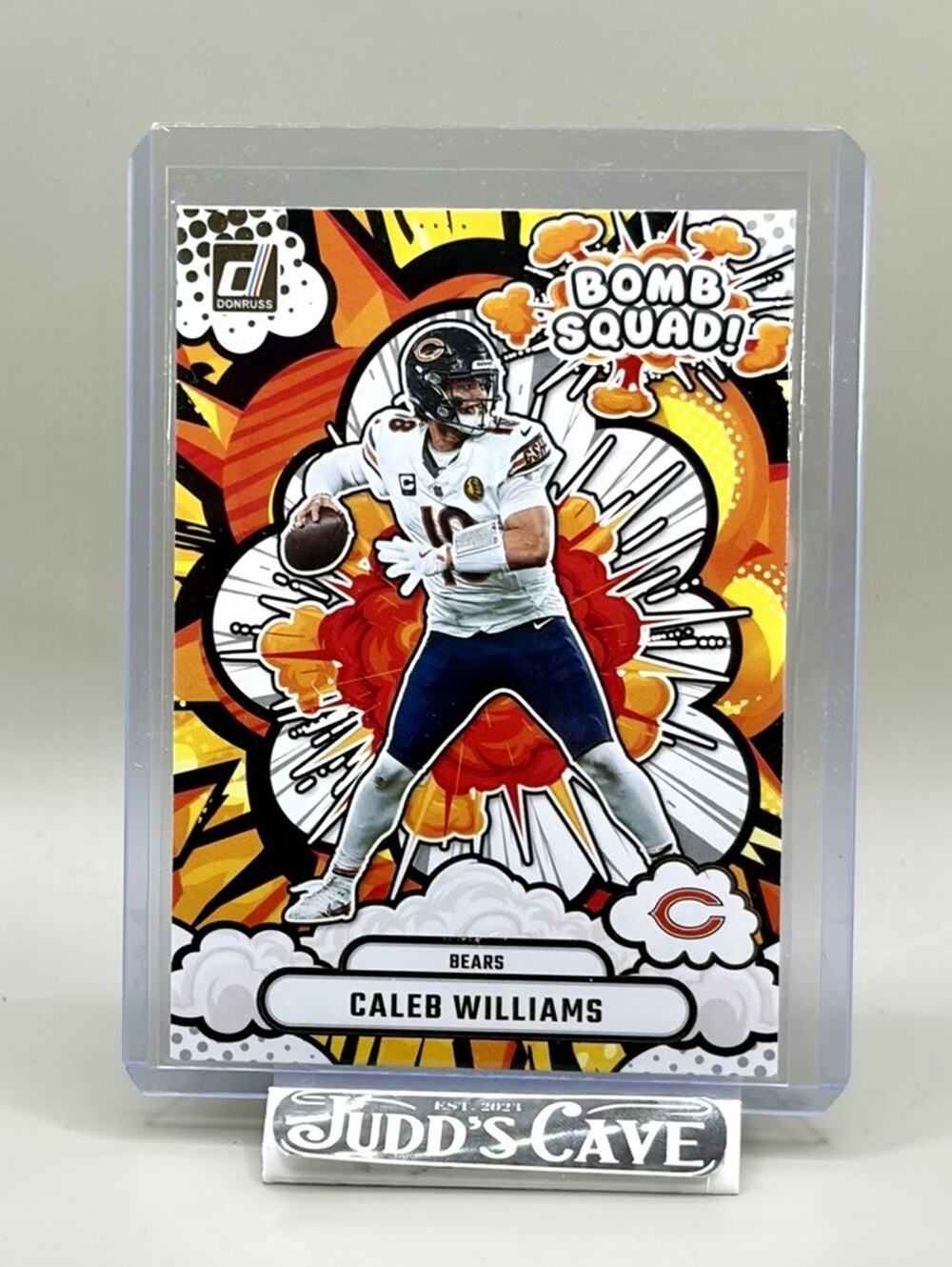 🚨 2025 Panini Donruss Bomb Squad Insert Caleb Williams #BS-CWS Da’ Bears 🏈